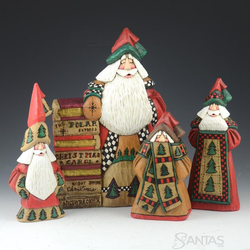 Santa Carvings