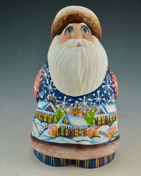 Secret Gift From Santa - Scenic winter painting and hidden Gift 6 inch