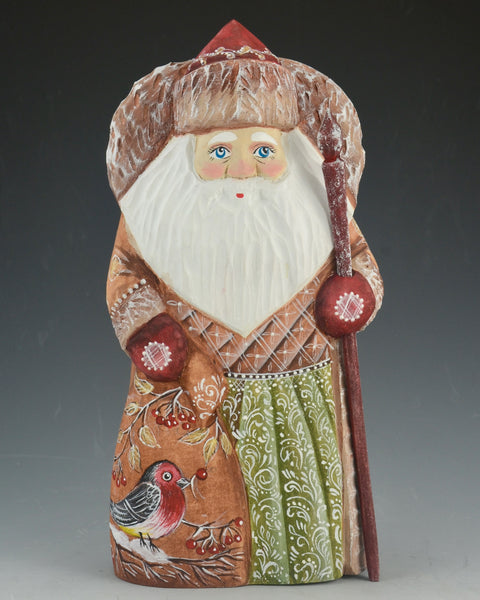 7.5 inch Russian Santa with Scenes on Both Sides