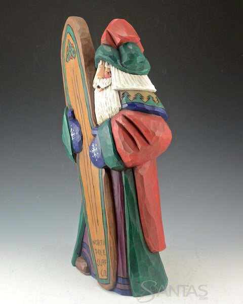 North Pole Surfer Santa by Dave Francis