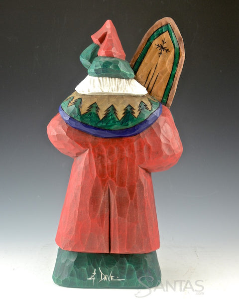 North Pole Surfer Santa by Dave Francis