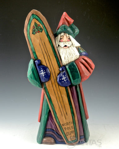 North Pole Surfer Santa by Dave Francis