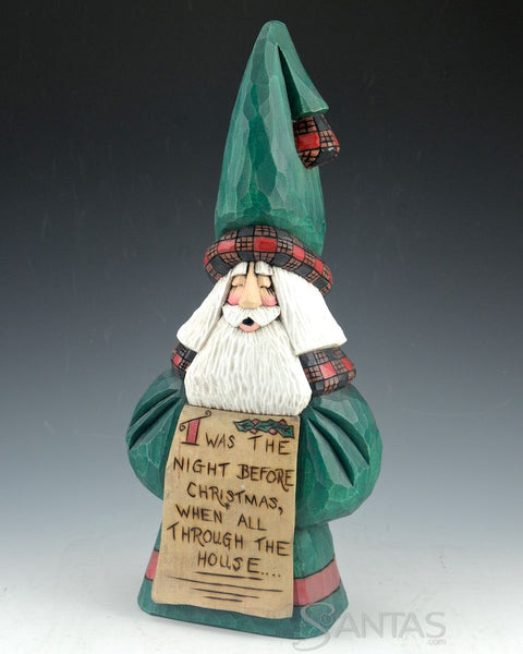Twas The Night Before Christmas 12 inch Santa by Dave Francis