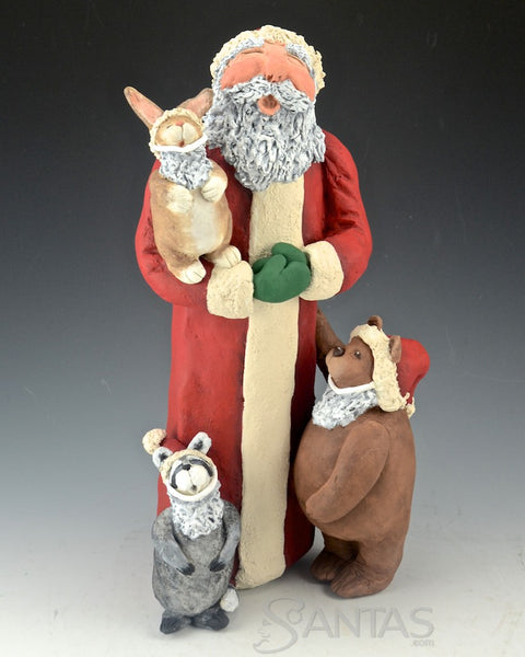 Carolling Santa Wannabes - Ginny Diezel Original