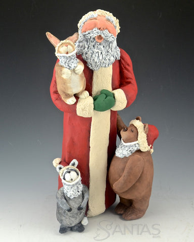 Carolling Santa Wannabes - Ginny Diezel Original