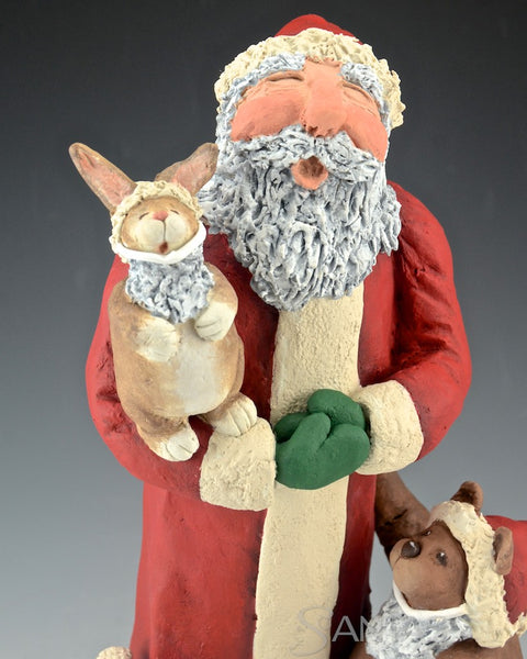 Carolling Santa Wannabes - Ginny Diezel Original