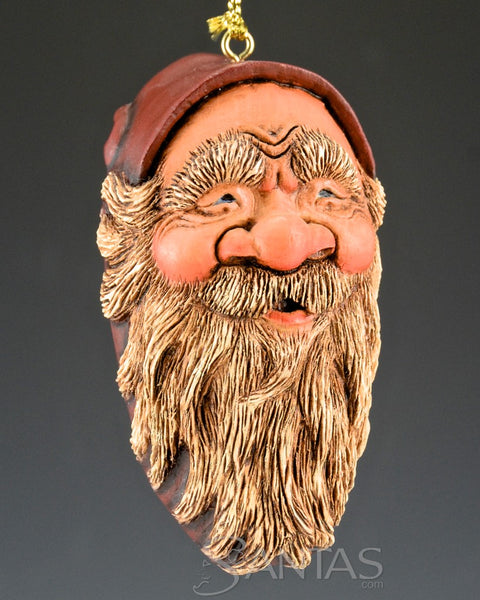 Hooded Santa Claus Ornament by Susan Mattix