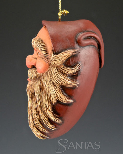 Hooded Santa Claus Ornament by Susan Mattix