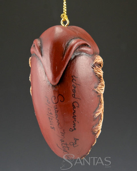 Hooded Santa Claus Ornament by Susan Mattix