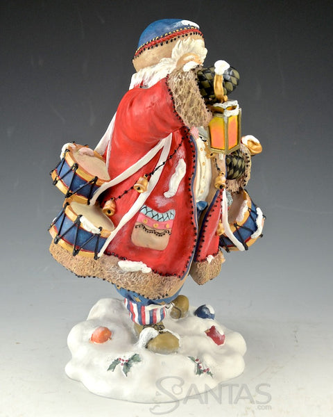 Let Freedom Ring - Santa Figurine by Peggy Abrams