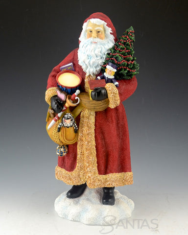 Pipka Simple Pleasures Santa Figurine - Collectors Club