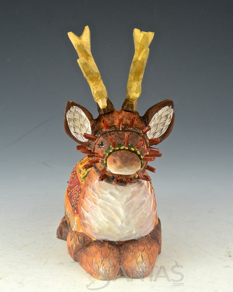 Decorative Reindeer Christmas Wood Carving