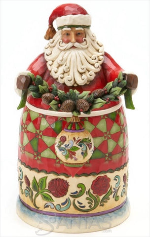 Jim Shore Secret Santa with Ornament