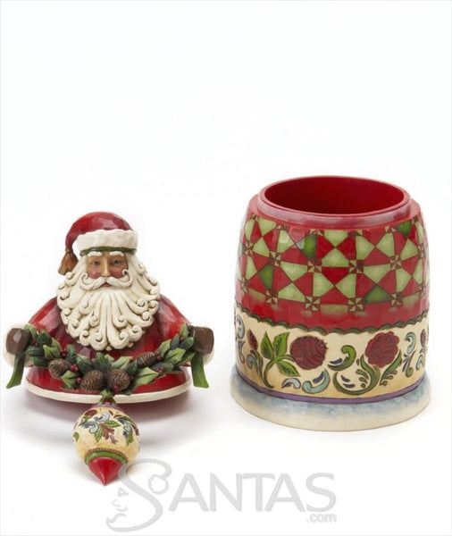 Jim Shore Secret Santa with Ornament