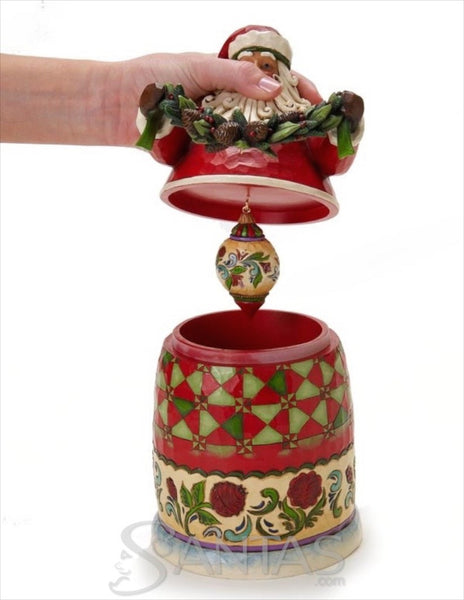 Jim Shore Secret Santa with Ornament