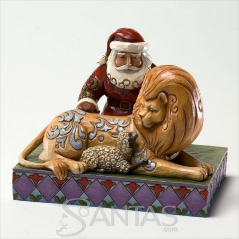 Peace - Santa with Lion and Lamb