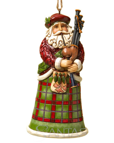 Jim Shore Scottish Santa Ornament Nollaig Chridheil