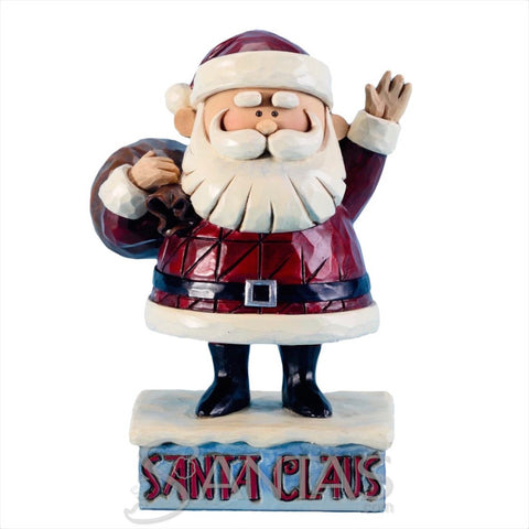 Jim Shore Santa Waving - Rudolph Series
