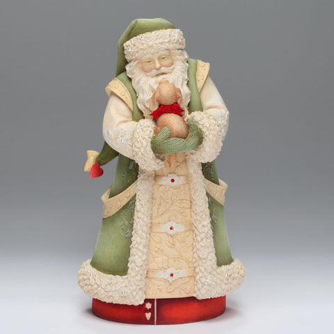 Special Gift of Love - Santa with Puppy - Heart of Christmas