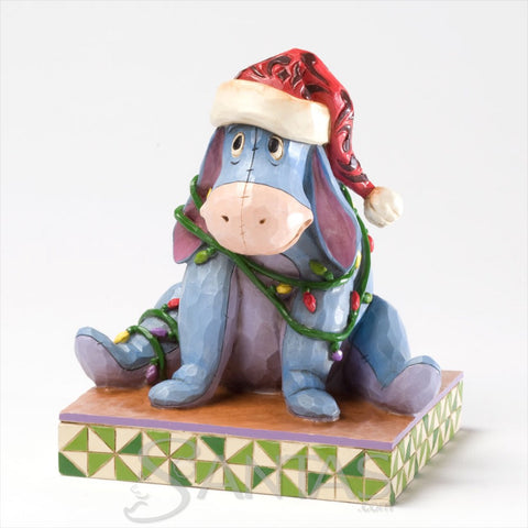 Holiday Eeyore with Santa Hat - Entangled