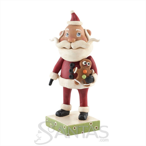 Santa and Gingerbread Man by Janell Berryman