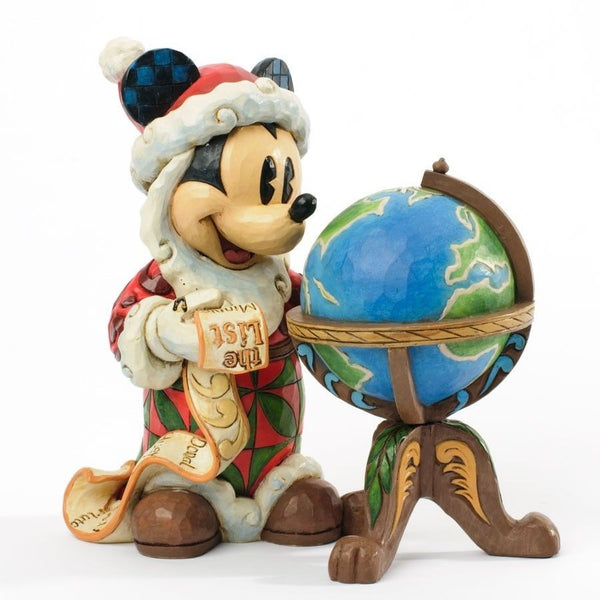 Jim Shore Disney St. Mick with Globe