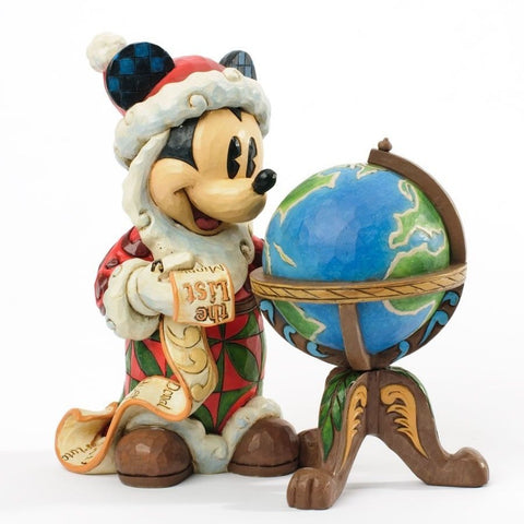 Jim Shore Disney St. Mick with Globe