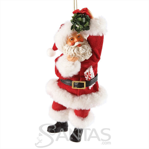 Mistletoe Santa 2013 Ornament by Possible Dreams