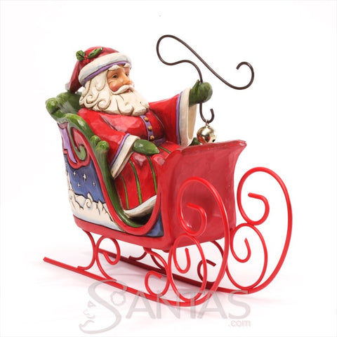 Jim Shore Santa in Sleigh