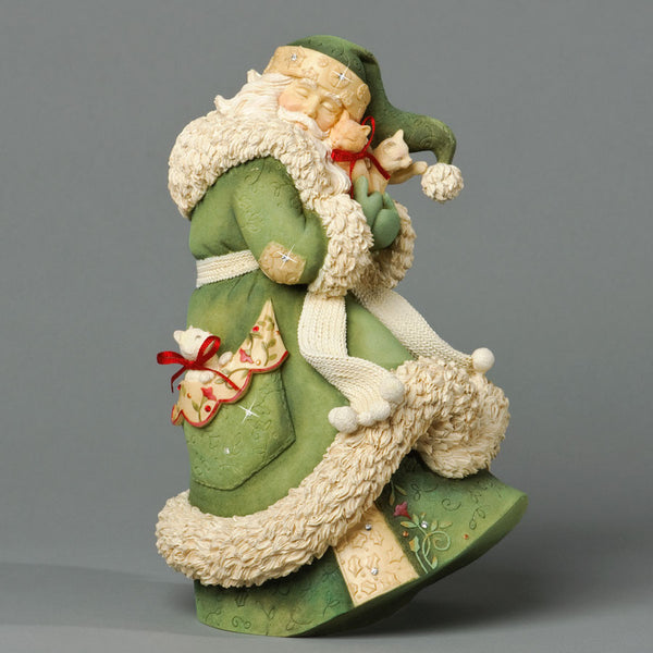 Hugs and Kittens - Santa with Kittens - Heart of Christmas