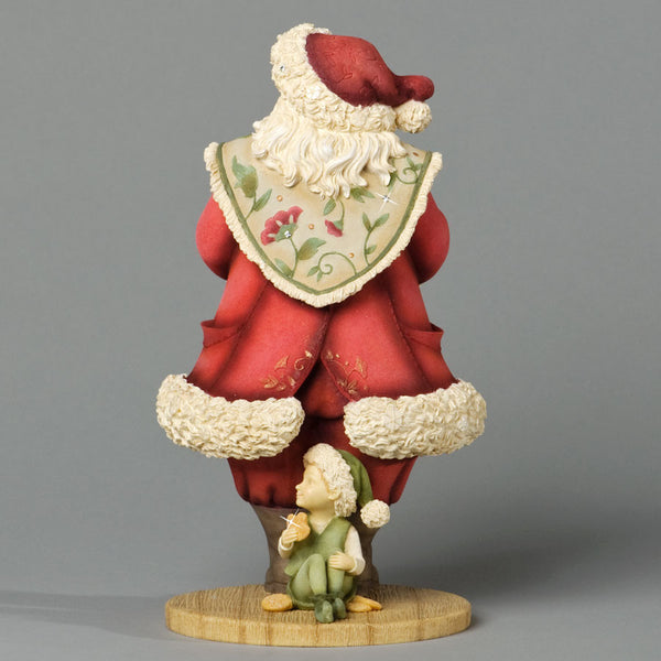 Cookies For Santa? Santa and Elf With Cookie Tray