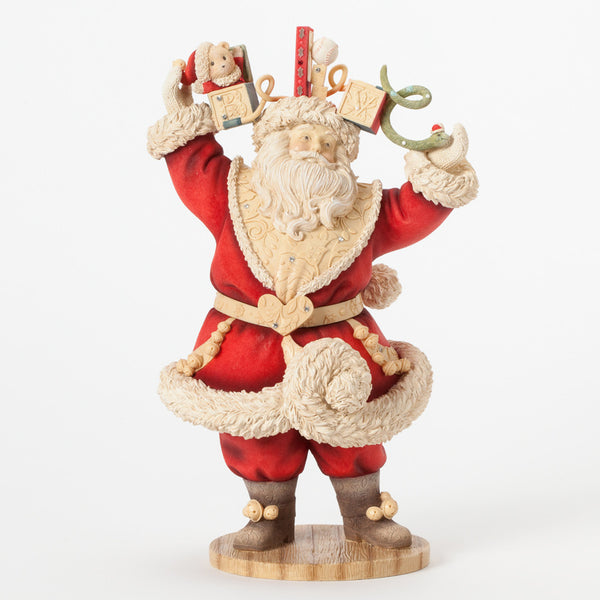 Believe - Santa with Toys - Heart of Christmas