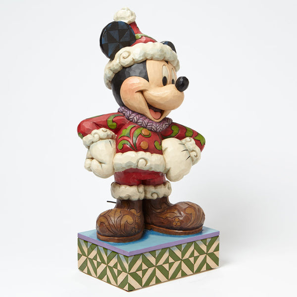 Winter Mickey Big Fig - Merry Christmas From Mickey Mouse