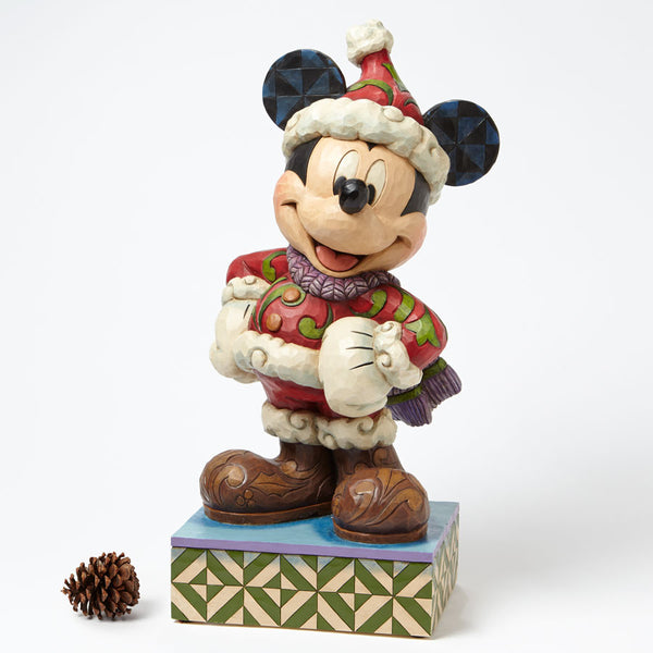 Winter Mickey Big Fig - Merry Christmas From Mickey Mouse