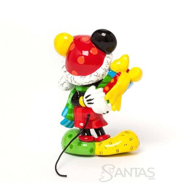 Disney Britto Mickey Mini Santa Figurine