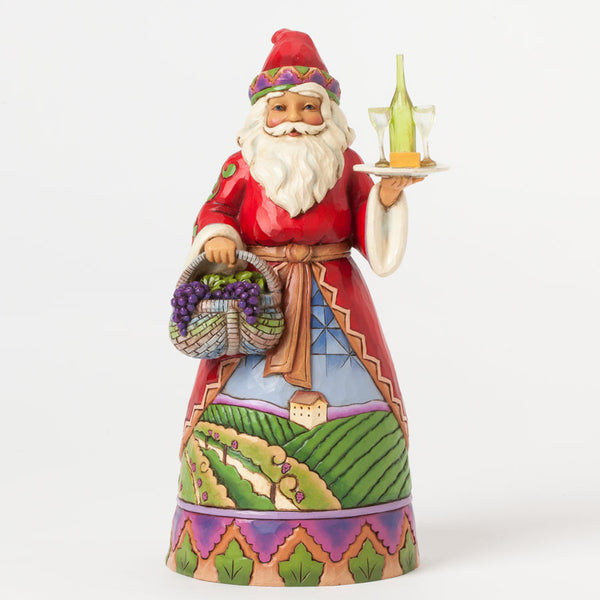 Vineyard Santa with Grape Basket - Not Old Just Vintage