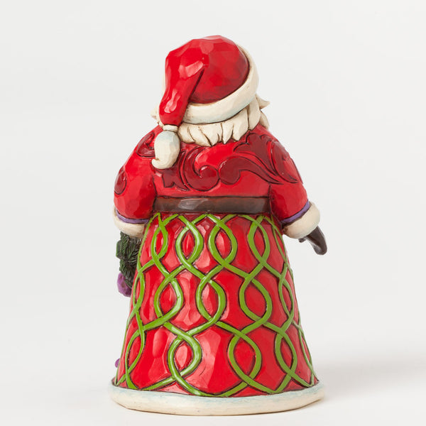 Always In Good Cheer - Pint Sized Santa with Wreath