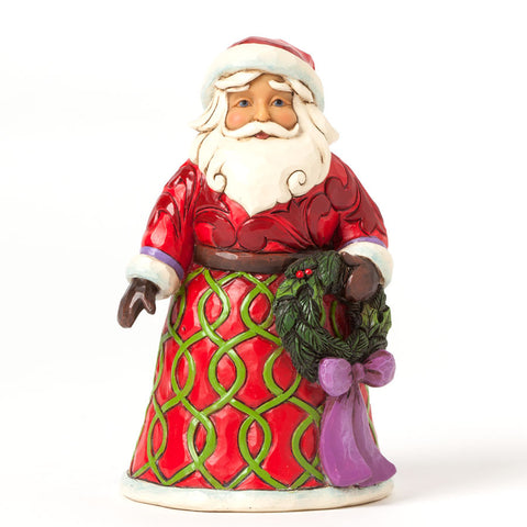Always In Good Cheer - Pint Sized Santa with Wreath