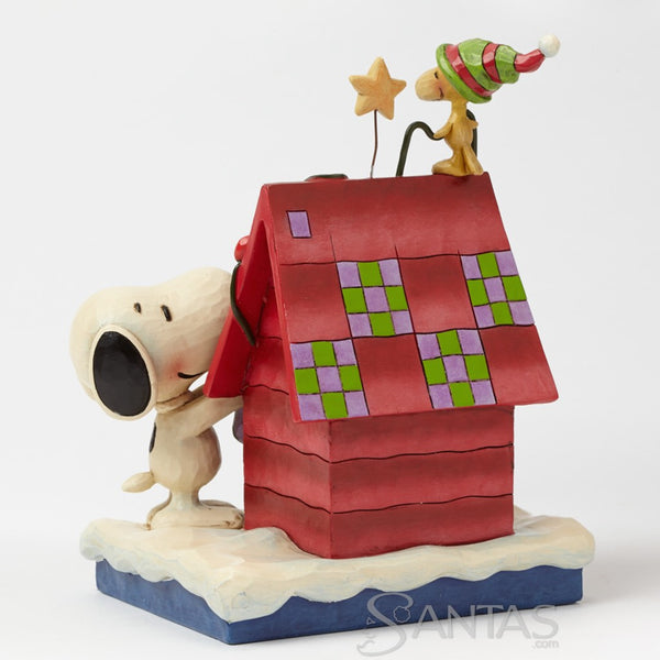 Snoopy and Woodstock - Prepping for Santa