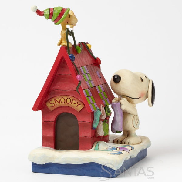 Snoopy and Woodstock - Prepping for Santa