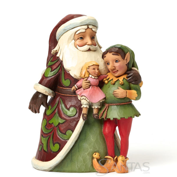 Santa with Elf - Tidings for Toyland
