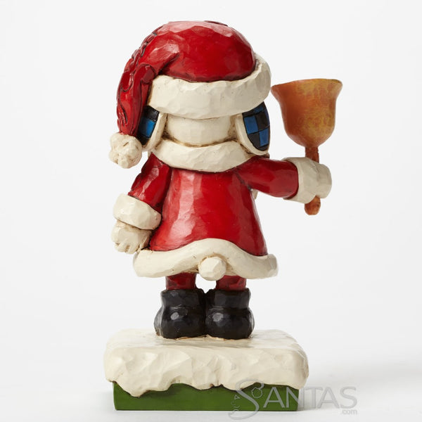 Jim Shore Santa Snoopy with Bell Peanuts Series
