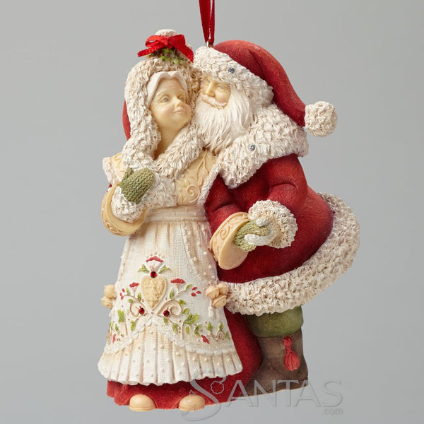 Mr and Mrs Claus Ornament Heart of Christmas