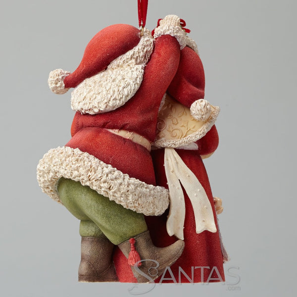 Mr and Mrs Claus Ornament Heart of Christmas