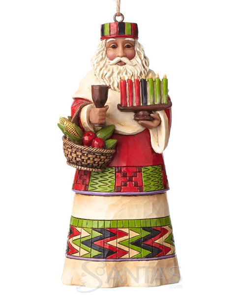 Jim Shore African Santa Ornament Offerings of Love