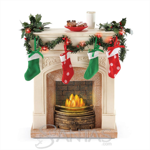 Lit Fireplace by Possible Dreams