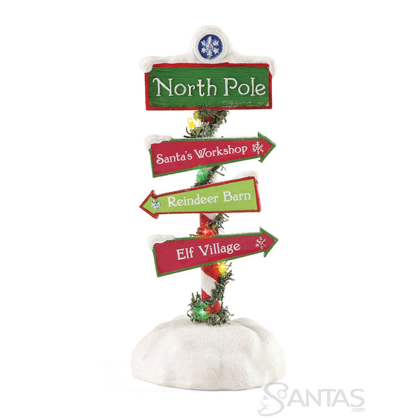Santa's North Pole Sign by Possible Dreams