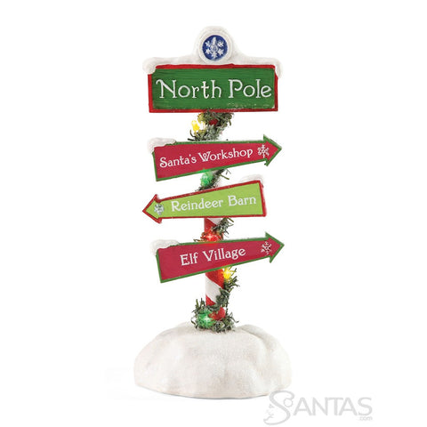 Santa's North Pole Sign by Possible Dreams