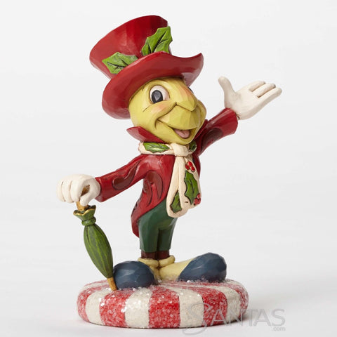 Jiminy Cricket on Peppermint - Jolly Jiminy Jim Shore