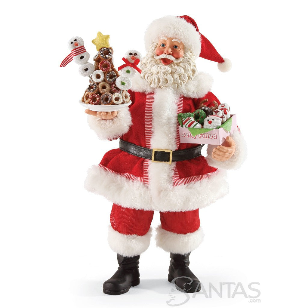 Jelly Filled Possible Dreams Santa with Doughnuts 4052106 | santas.com